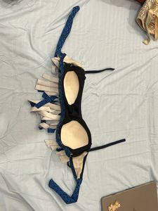 Blue Sanganeri Print Blouse