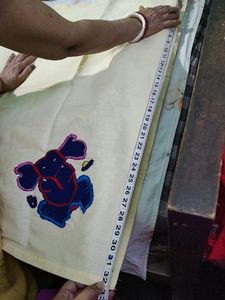 Table Cloth( One Side Hand Painted &amp; Embroidery)