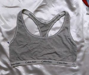 Calvin Klein Striped Sports Bra