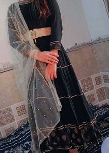 Elegant Black Ethnic Dress