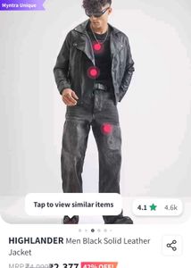 Leather jacket