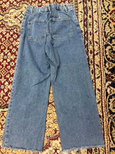 Wide Leg Denim Jeans
