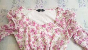 Pink Floral Dress