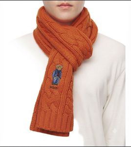 Ralph Lauren Polo Bear Scarf - Orange