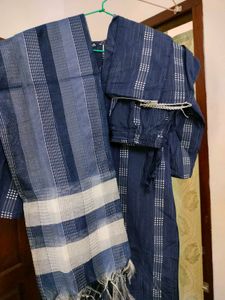 New Navy Blue Kurta Combo Set for Timeless Style