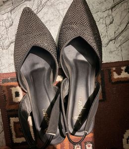Sparkling Black Heels