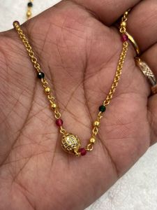 Gold Plated Necklace with Pendant