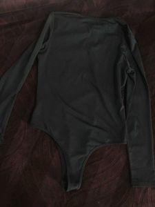 BUNDLE | Bershka Acid Wash Jeans + Black Bodysuit