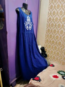 Elegant Royal Blue Maxi Dress