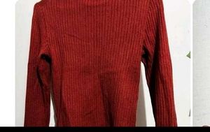 Ribbed Knit Long Sleeve Top