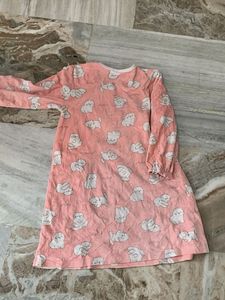 Cute Cat Print Nightgown