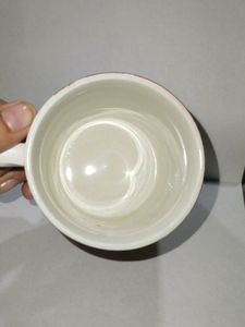 Brown Diamond Patterned Ceramic Mug