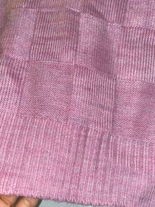 Pink Knit Sweater Vest