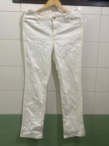 Classic White Denim Jeans