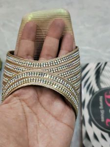 Sparkling Wedge Sandals