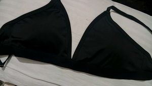 New Hot deep neck black Bra