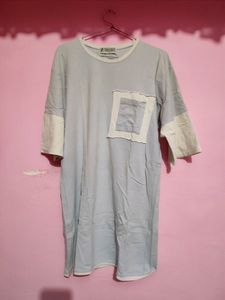 Oversized Tshirt For Men Lightblue