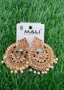 Ethnic Oxidized Silver Earrings