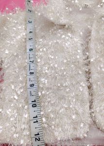White furryCropped Jacket