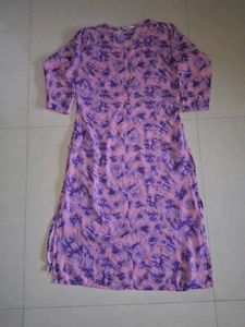 Pink & Purple Tie-Dye Kurta