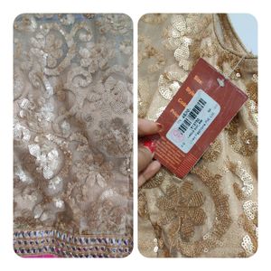 anarkali kurti with full flared plazzo