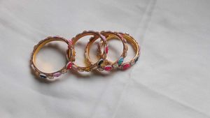 Colorful Ethnic Bangles Set✨🌈