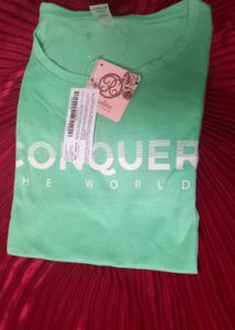 Sage Green ZIVAME 'Conquer' T-Shirt