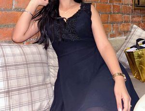 Elegant Black Embellished Dress