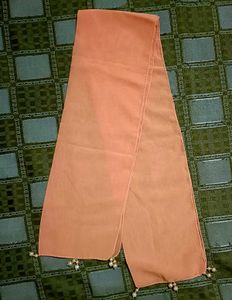Elegant Peach Embroidered Kurta with Sharara Set