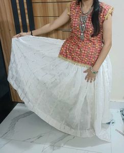 white malti choli