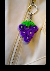 Grape Keychain Charm