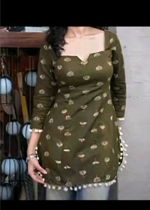 Beautiful Floral Print short kurti