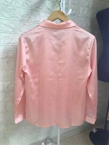 Dusty Pink Satin Shirt