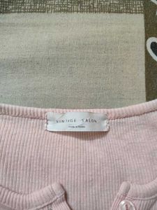 Pink Long Sleeve Top
