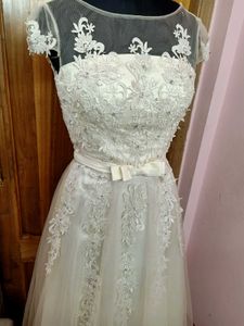 🌼Elegant White/Cream Evening Gown🌼