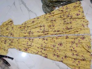 Yellow Floral Maxi Dress