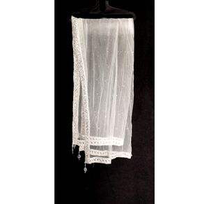 WHITE FANCY DUPATTA 🕊