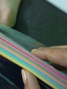 Colourful File Paper
