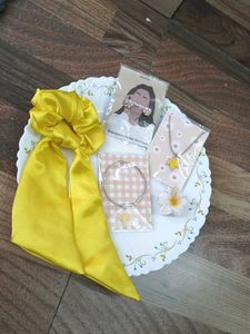 new yellow hair accessories combo