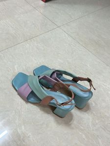 Chic Multi-Color Slingback Sandals
