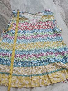 Floral Print Tiered Top