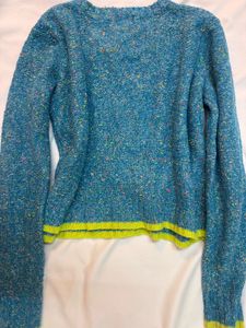 Wet Seal Blue Knit Sweater