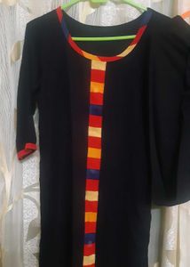 Vintage Black Kurtha With Leggins