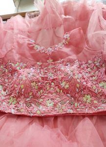 Lehenga Beautiful Ruffle Detailing