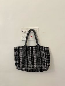 Stylish Striped Tote Bag