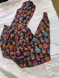 Cute Owl Print Dhoti jumpsuit