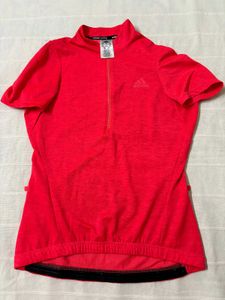 🆕Adidas Cycling Jersey - Vibrant Coral Red