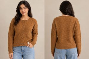 Cozy Knit Button-Up Cardigan