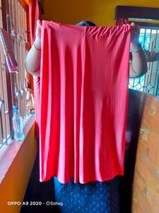 💖Bright Red Silk Palazo