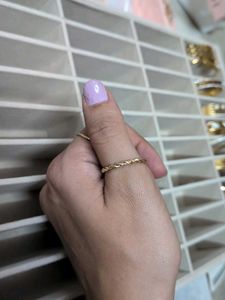 Stackable Gold Band Rings (set of 4 ri